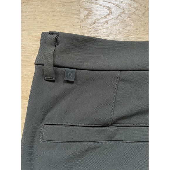 Lululemon Men Commission Pant Slim Warpstreme 32 x 28 Dark Olive Green Casual - Picture 11 of 12